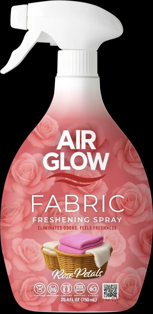Fabric Freshening Spray — Rose Petals front product view