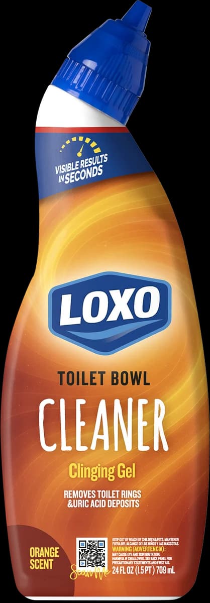 Toilet Bowl Clinging Gel — Orange front product view