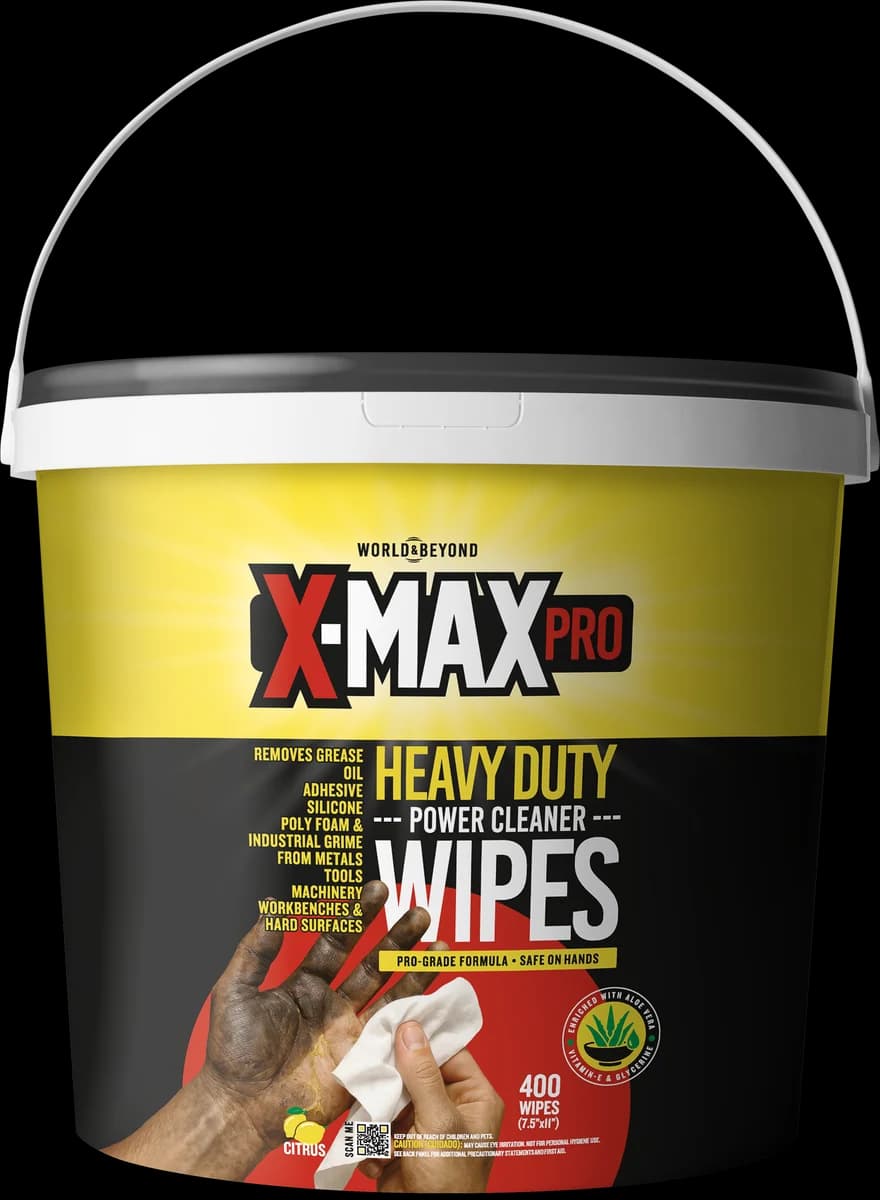 Power Cleaner Wipes front product view