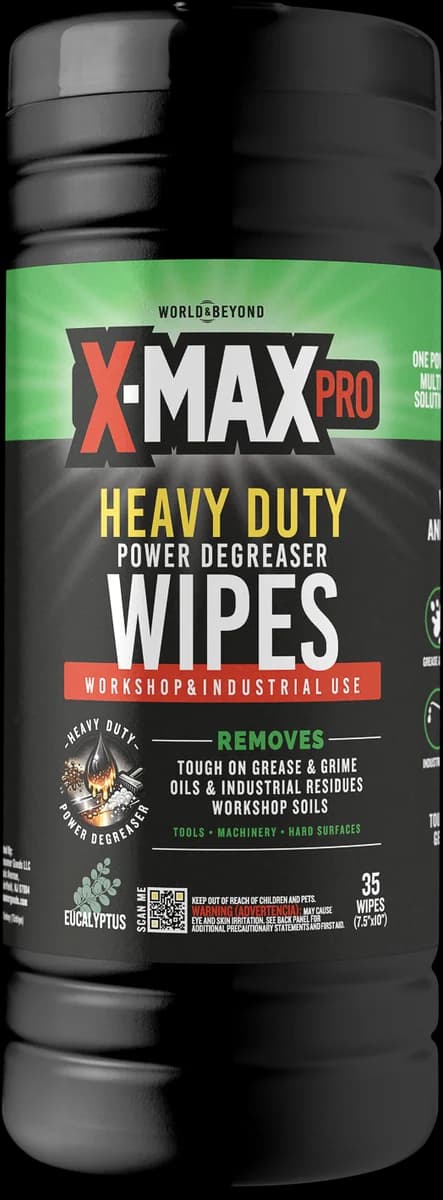 Power Degreaser Wipes front product view