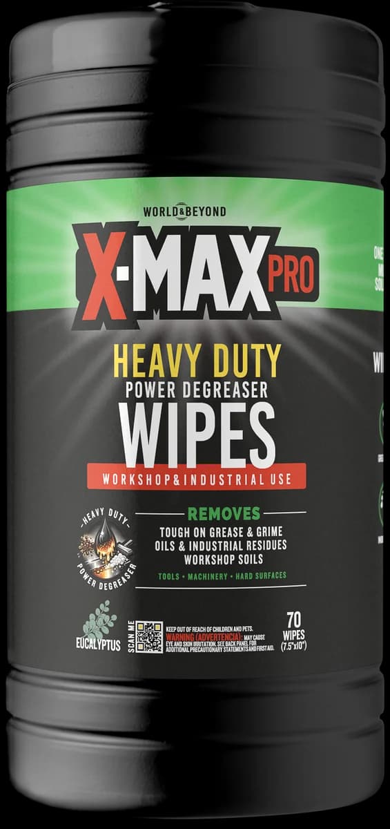 Power Degreaser Wipes front product view