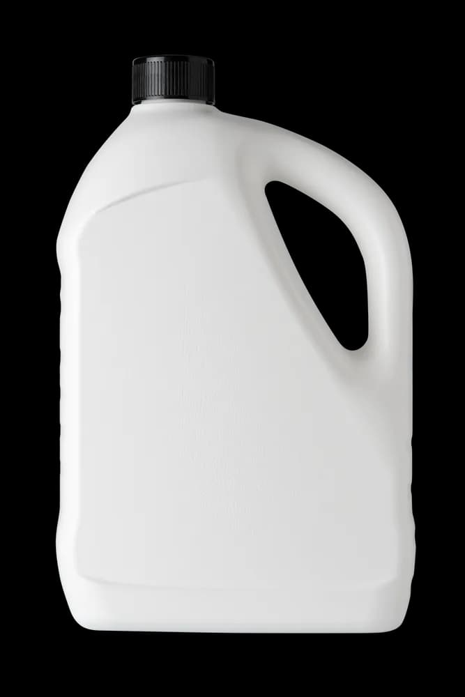 Unlabeled pelican pour jug, white · angled handle