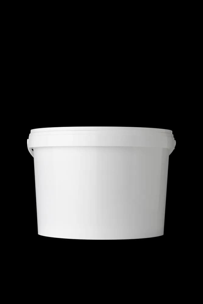 Unlabeled large round tub, round · large profile