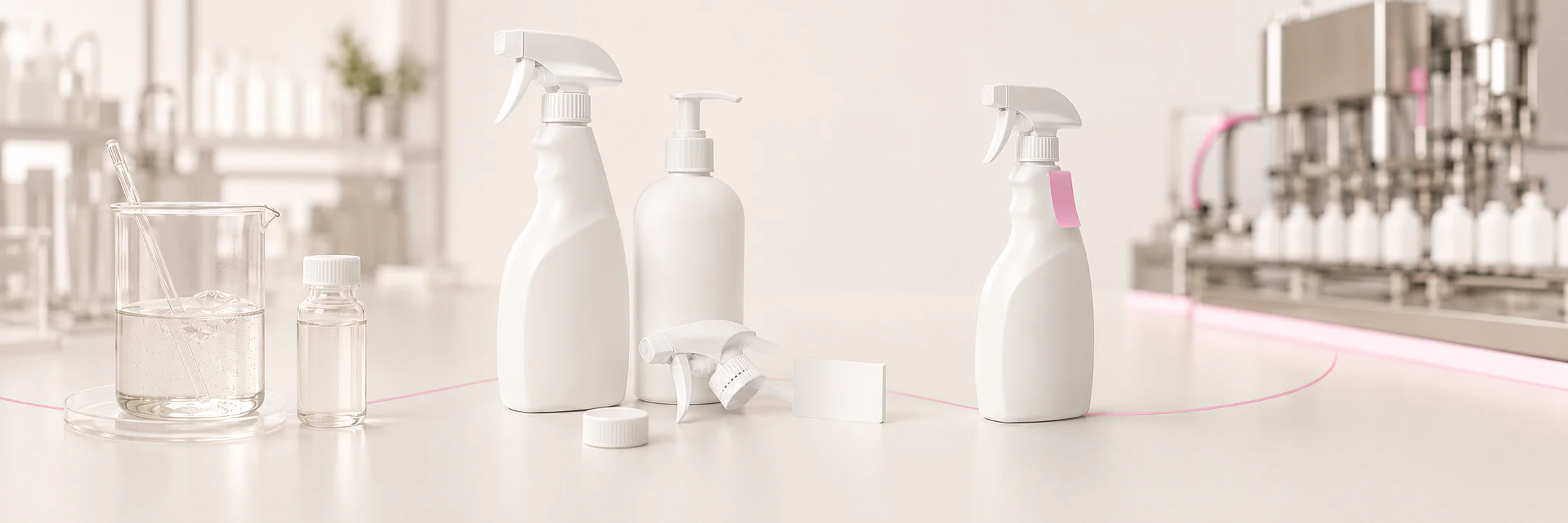 Private label process from formula development and packaging selection to filling and production